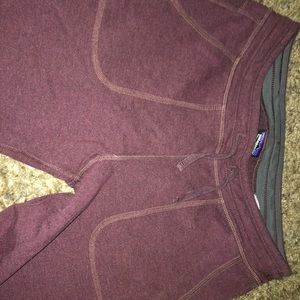 Patagonia maroon joggers